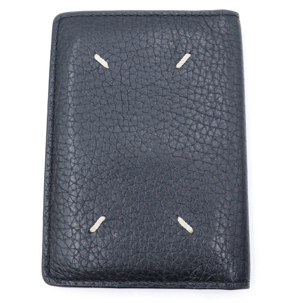 Maison Margiela(メゾンマルジェラ) CARD CASE 4つタグ グレインレザー S55UI0203 カードケース ブラック