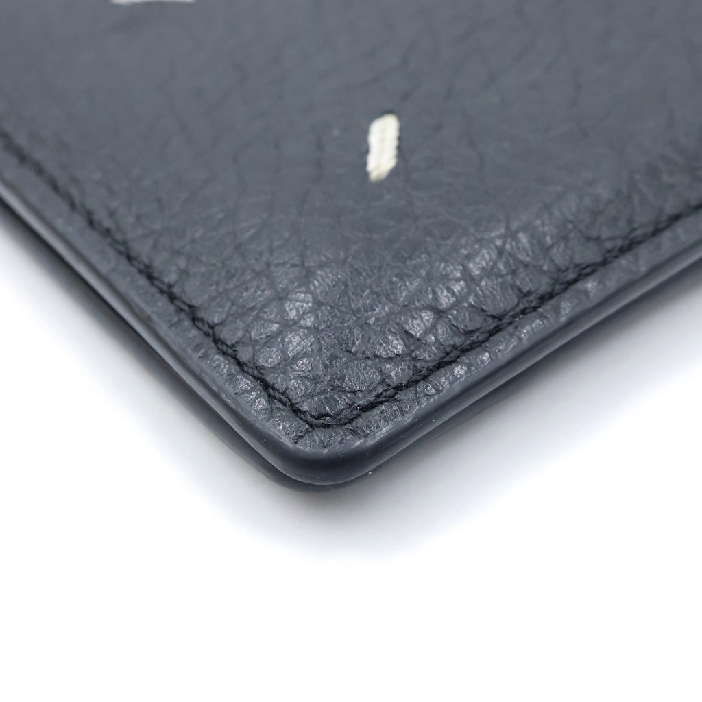 Maison Margiela(メゾンマルジェラ) CARD CASE 4つタグ グレインレザー S55UI0203 カードケース ブラック