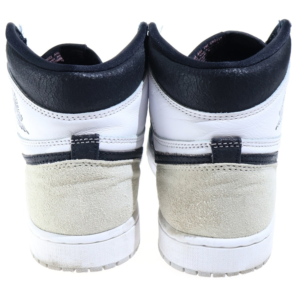 NIKE(ナイキ) AIR JORDAN1 RETRO HIGH OG Bleached Coral エアジョーダン1 ブリーチド コーラル ハイカットスニーカー グレー US9/27cm 555088-108