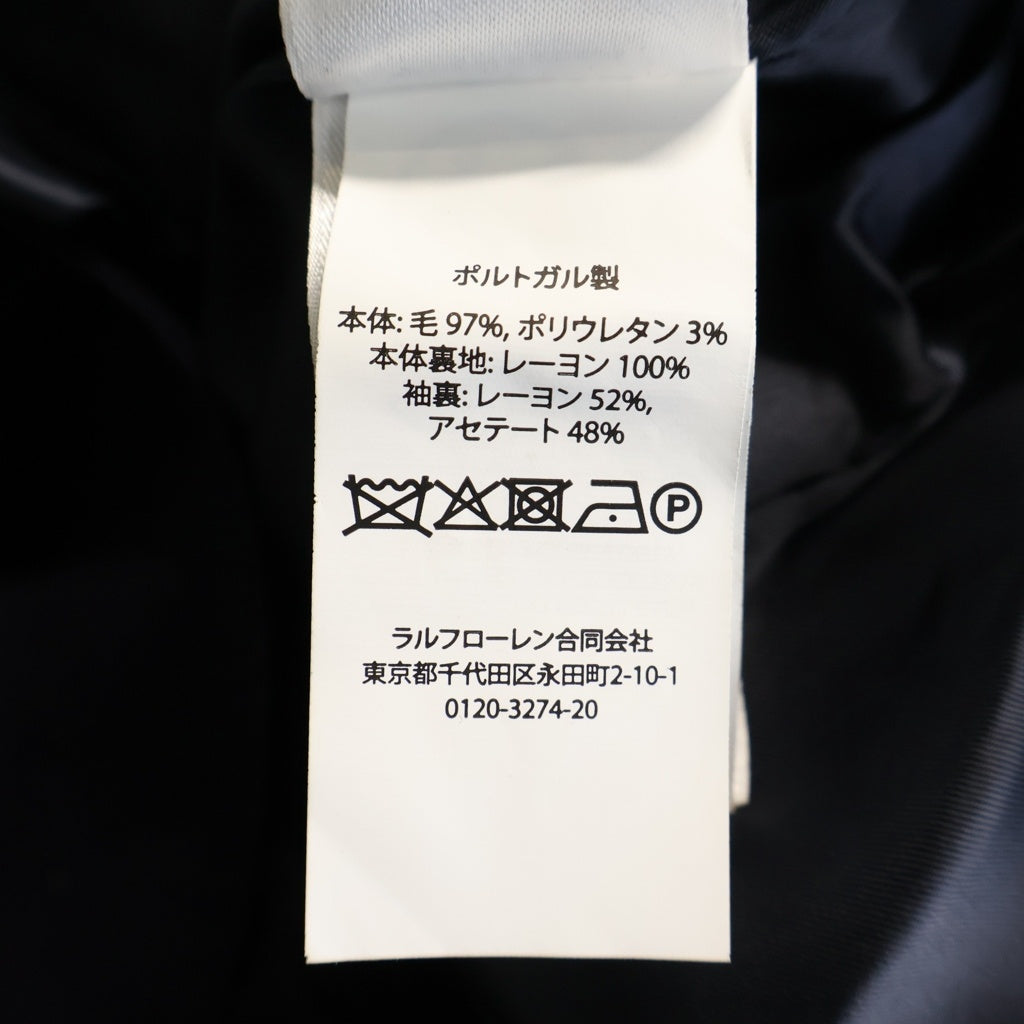 POLO RALPH LAUREN(ポロラルフローレン) ポルトガル製 2B テーラードジャケット ネイビー