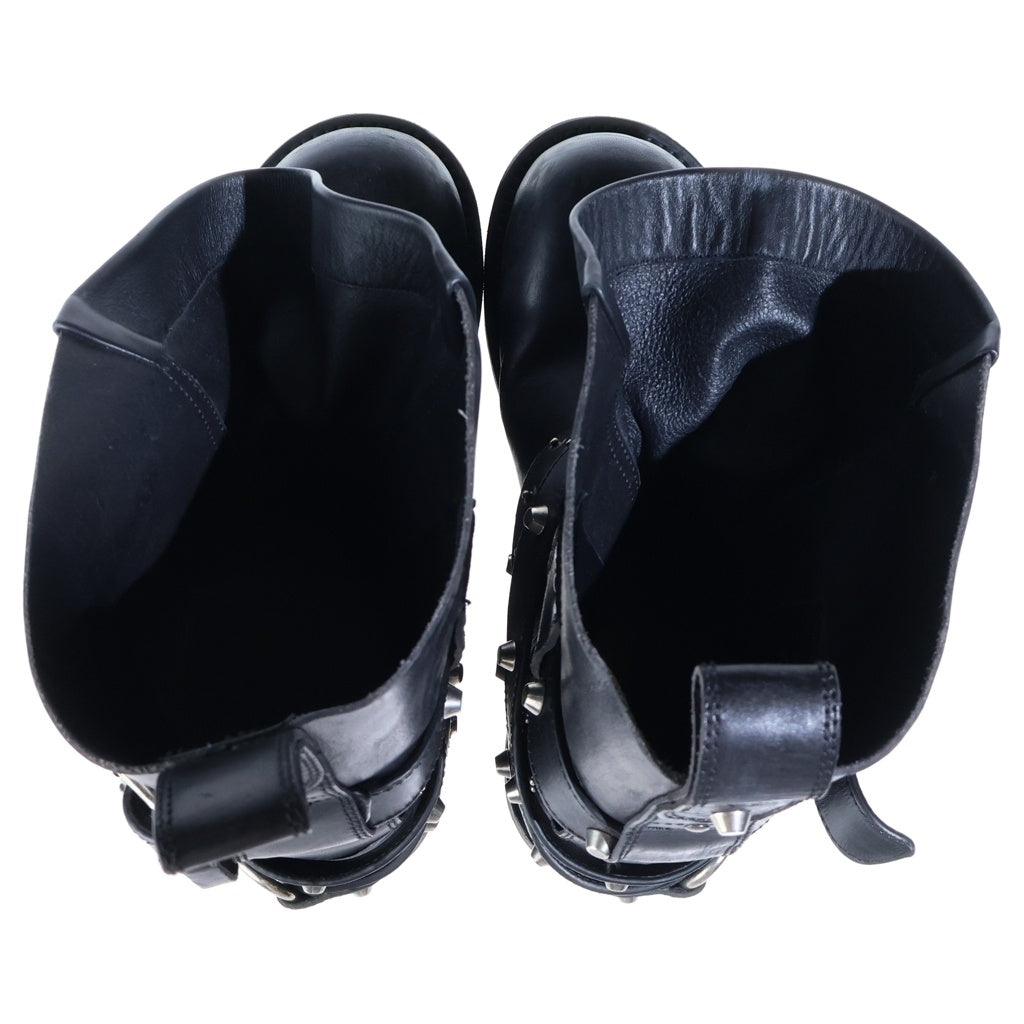 BALENCIAGA(バレンシアガ) VENOM CITY BOOTIE 845104 WBEQ4 ヴェノム シティ ハイカットブーツ ブラック レザー