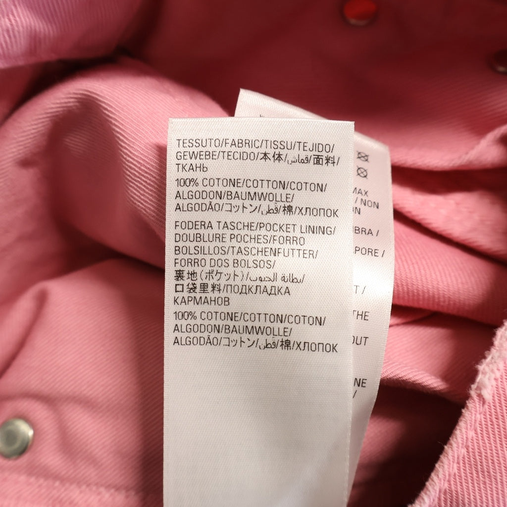 BALENCIAGA(バレンシアガ) WIDE-LEG BABY PINK JEANS ワイドレッグ ジーンズ ピンク 786468 TRWA6