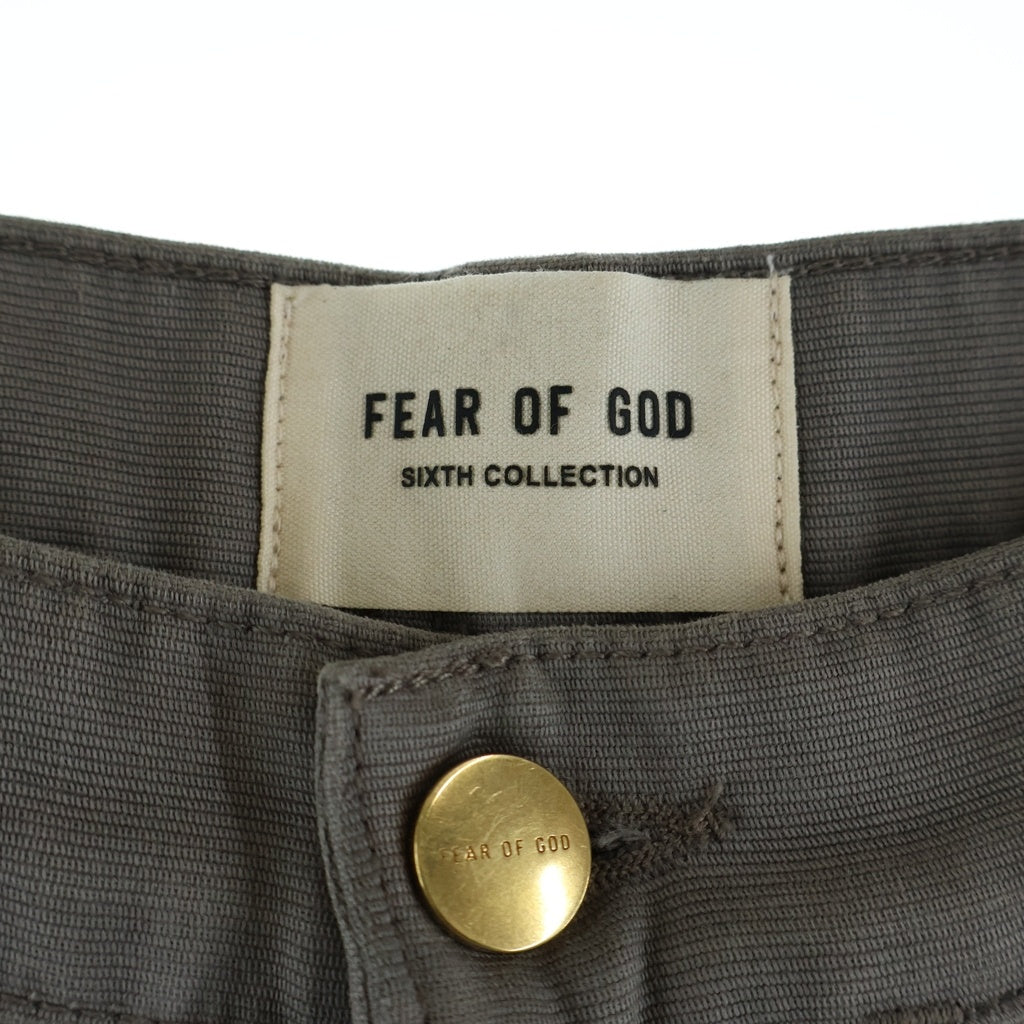 FEAR OF GOD(フィアオブゴッド) SIXTH COLLECTION シックスコレクション コットン パンツ グレー 6S19-6017-4003