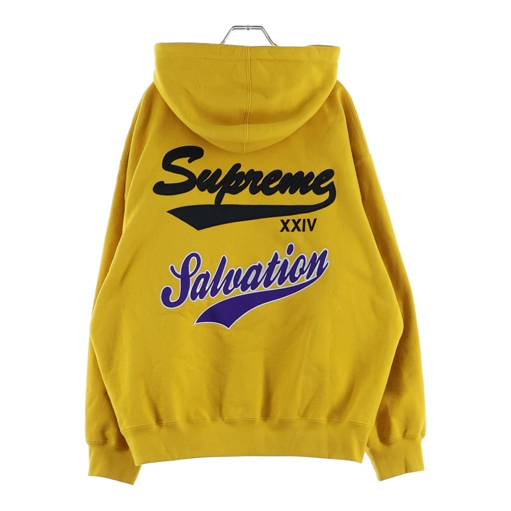 SUPREME(シュプリーム) 24SS Salvation Zip Up Hooded Sweatshirt ジップアップパーカー イエロー