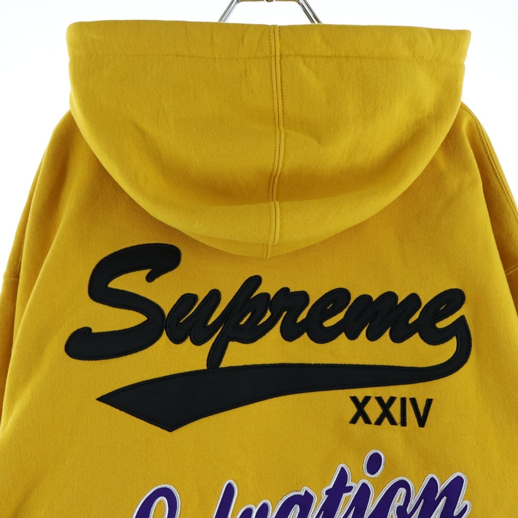 SUPREME(シュプリーム) 24SS Salvation Zip Up Hooded Sweatshirt ジップアップパーカー イエロー