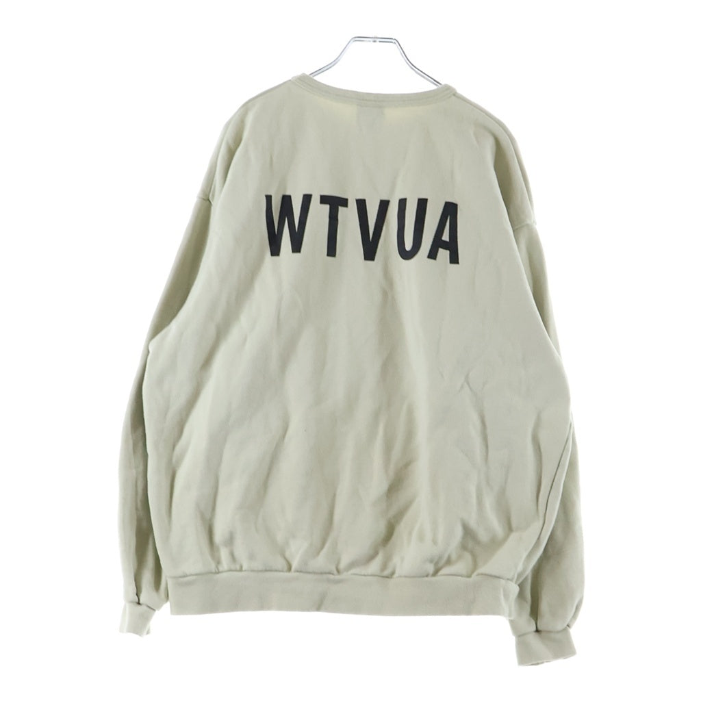 WTAPS(ダブルタップス) フロントロゴ クルーネックスウェット ベージュ