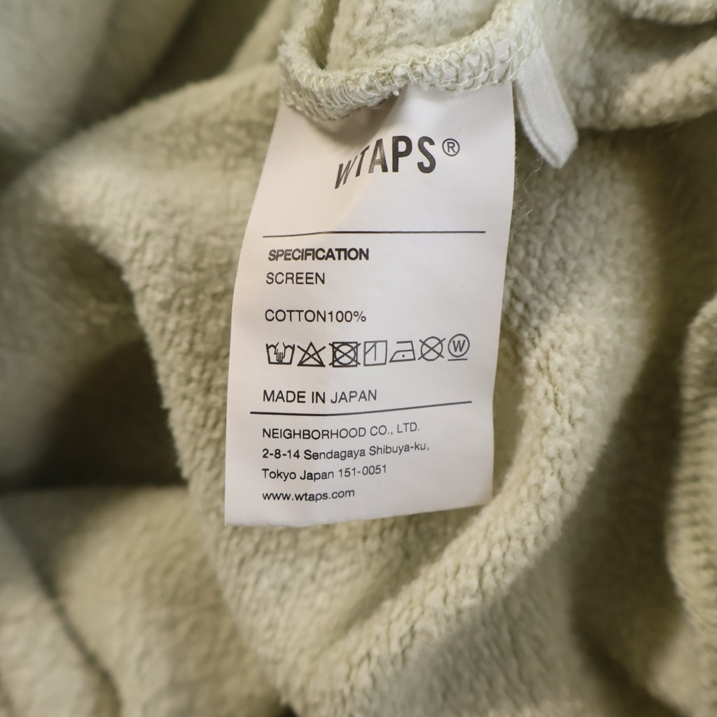 WTAPS(ダブルタップス) フロントロゴ クルーネックスウェット ベージュ