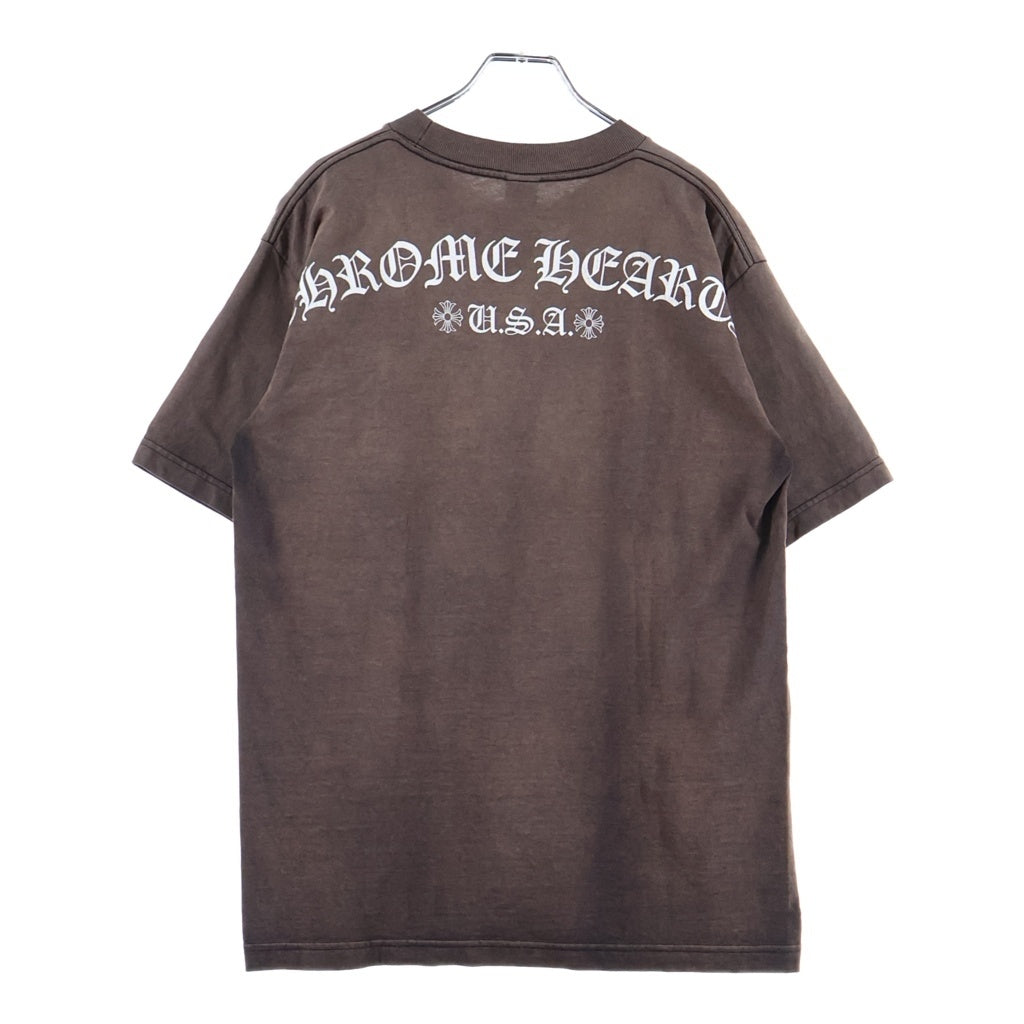 CHROME HEARTS(クロムハーツ) OLD CH T-SHIRT オールド USAロゴ 半袖Tシャツ ブラウン