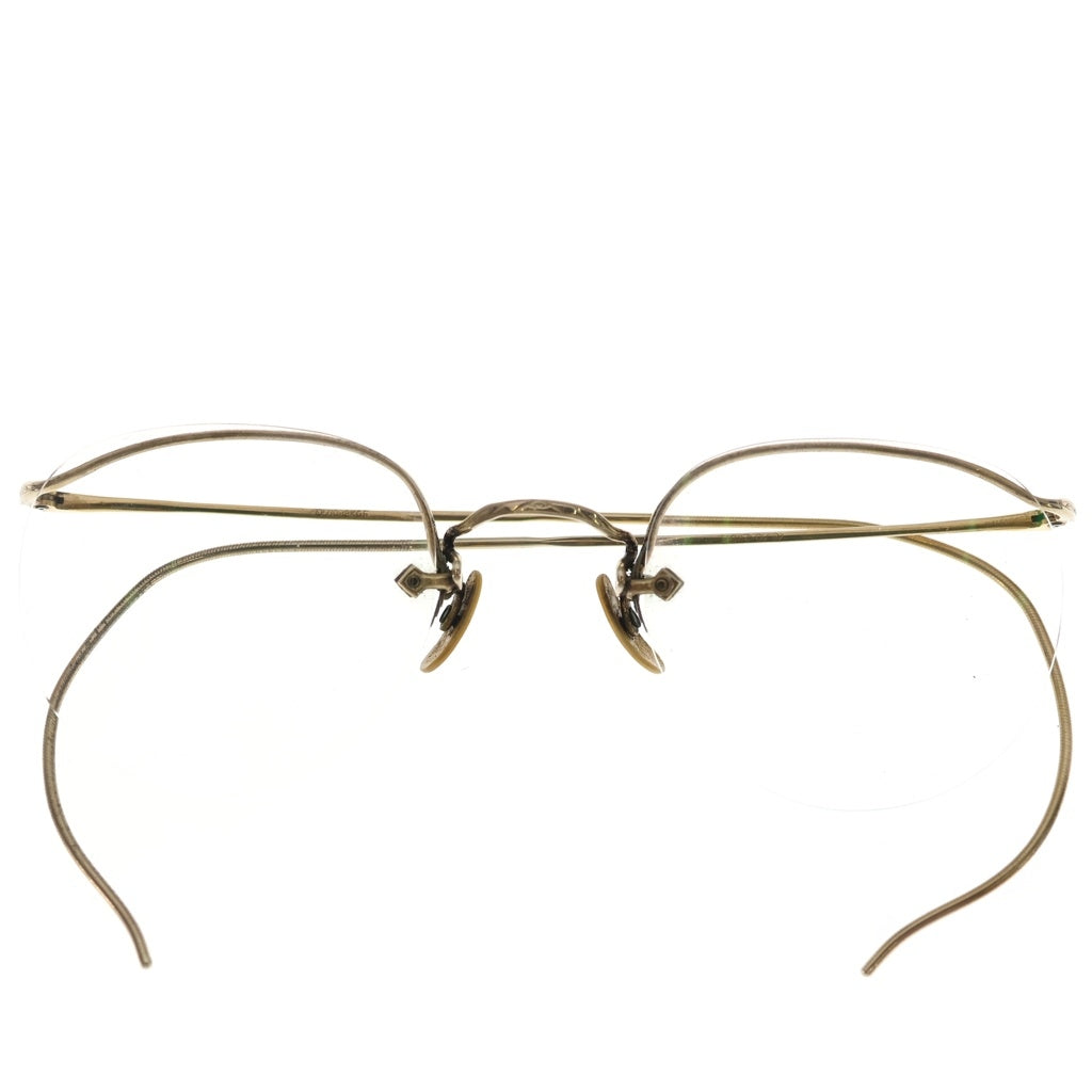VINTAGE(ヴィンテージ) 30s-40s AMERICAN OPTICA アメリカンオプティカル リムレス K12GF アイウェア ゴールド