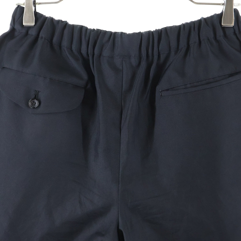 BLACK COMME des GARCONS(ブラックコムデギャルソン) 25SS エステルギャバジン カッティング 1O-P027 ショートパンツ ブラック