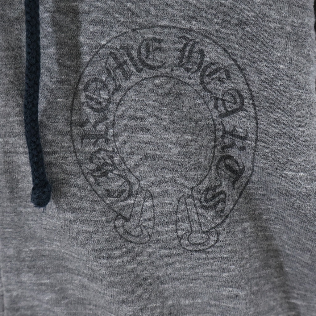 CHROME HEARTS(クロムハーツ) Dagger Zip Horseshoe Parka ダガージップ ホースシュー ジップパーカー グレー