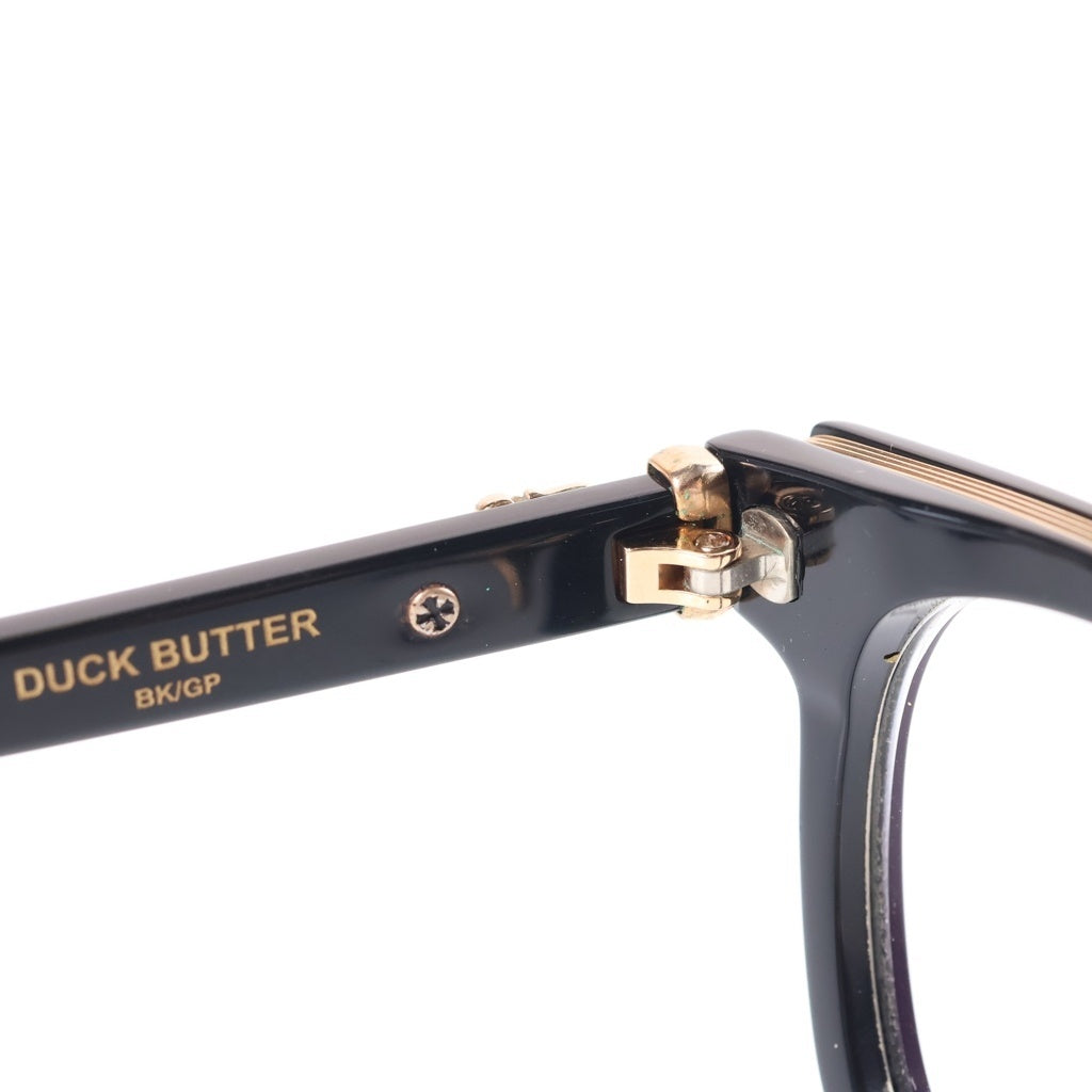 CHROME HEARTS(クロムハーツ) DUCK BUTTER ダガー テンプルウェリントン サングラス アイウェア メガネ 眼鏡 ブラック/ゴールド