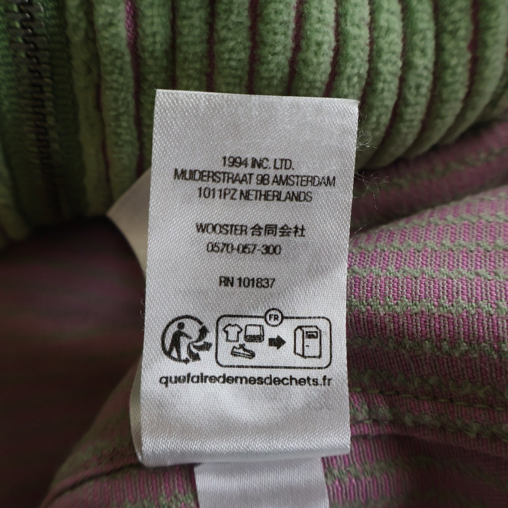 SUPREME(シュプリーム) 23SS 2-Tone Corduroy Zip Up Shirt 胸オールドイングリッシュロゴ ジップアップジャケット グリーン
