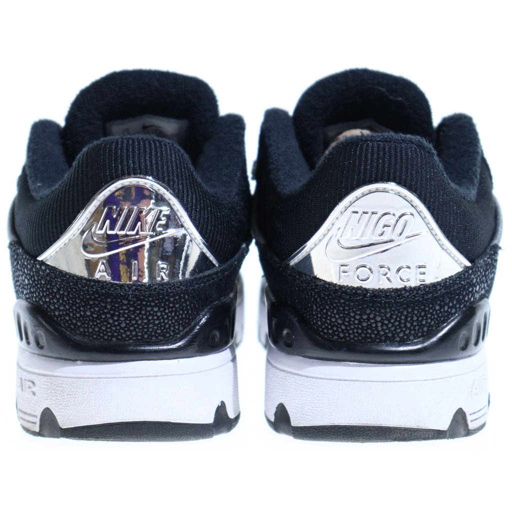 NIKE(ナイキ) ×NIGO AIR FORCE 3 LOW SP ニゴー エアフォース3 ローカットスニーカー ブラック/ホワイト US6.5/24.5cm HF7630-001 レディース