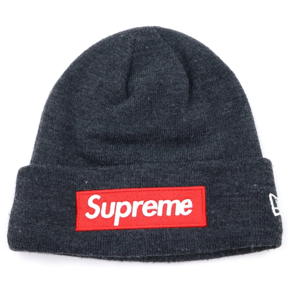 SUPREME(シュプリーム) 21AW New Era Box Logo Beanie ボックスロゴ ビーニー グレー