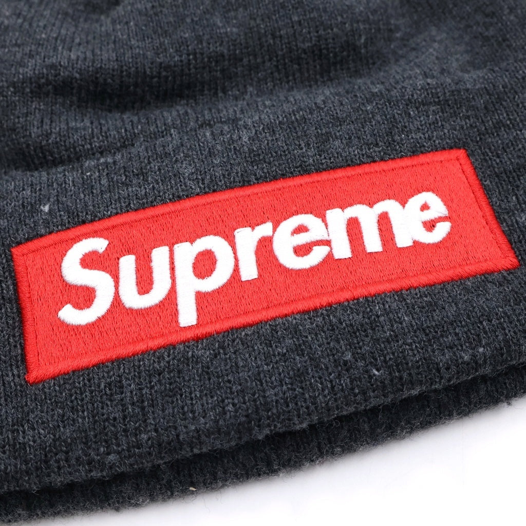 SUPREME(シュプリーム) 21AW New Era Box Logo Beanie ボックスロゴ ビーニー グレー