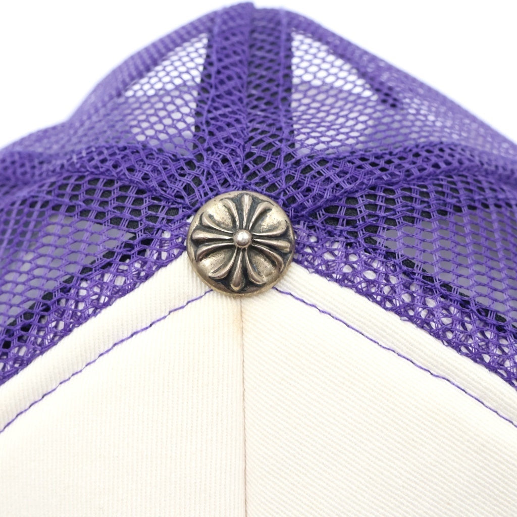 CHROME HEARTS(クロムハーツ) TRUCKER CAP CHパッチ メッシュ トラッカーキャップ 帽子 パープル