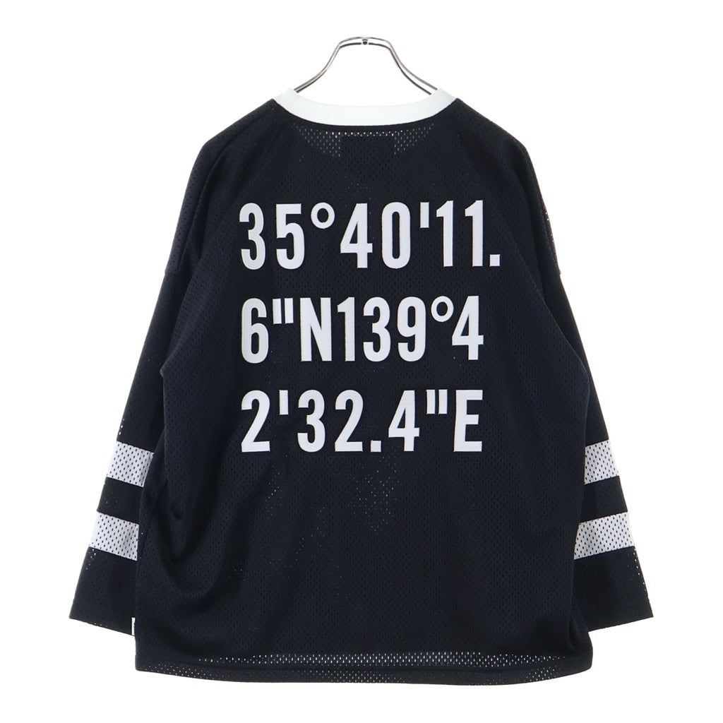 WTAPS(ダブルタップス) 25AW NETMINDER/LS/POLY 252ATDT-CSM21 ゲームシャツ ブラック
