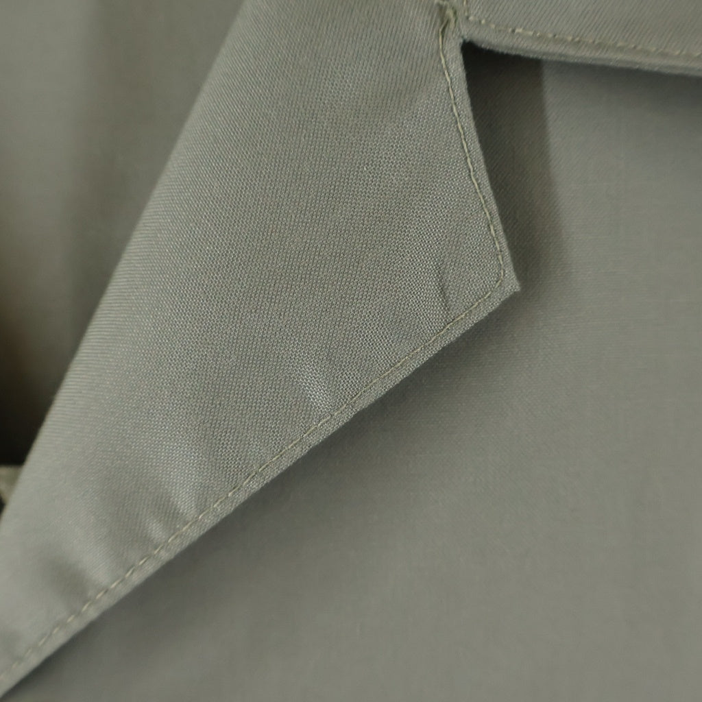 NEIGHBORHOOD(ネイバーフッド) 26SS SOLID COLOR HAWAIIAN SHIRT 胸チェーンステッチロゴ 開襟 261TSNH-SHM07 半袖シャツ グリーン