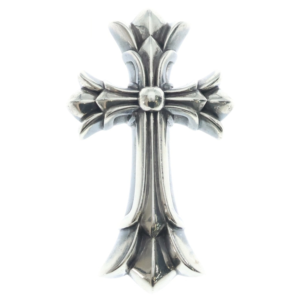 CHROME HEARTS(クロムハーツ) DBL CH CRS LRG ラージダブルCHクロス ペンダント シルバーネックレストップ