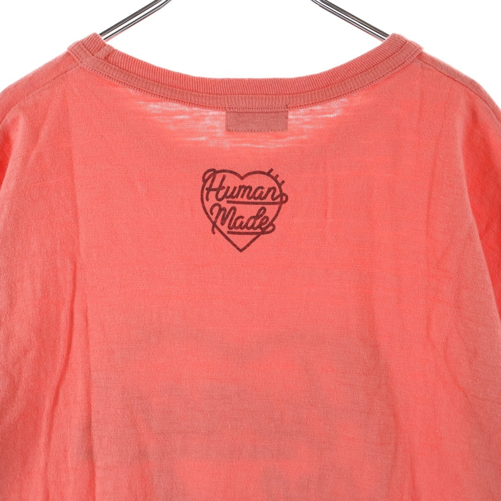 HUMAN MADE(ヒューマンメイド) Color T-Shirt ハートロゴ クルーネックTシャツ レッド