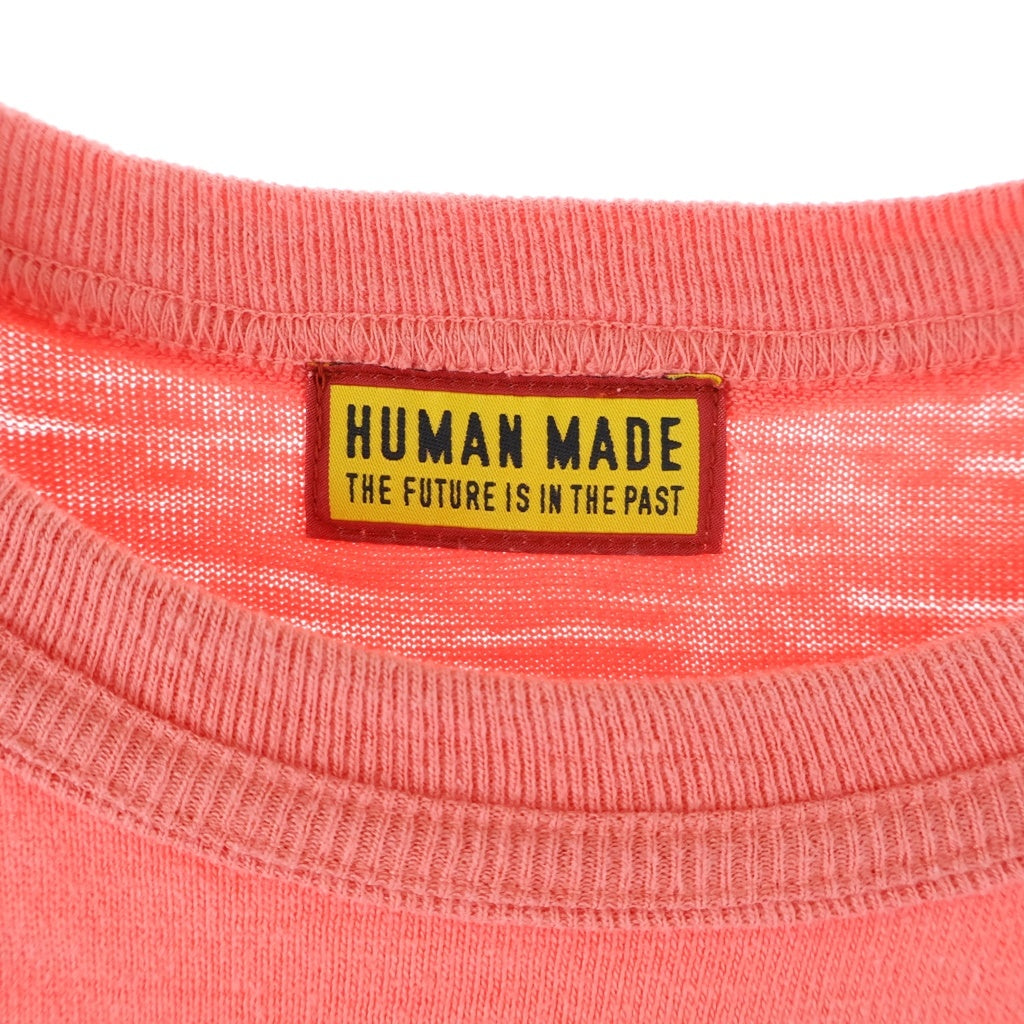 HUMAN MADE(ヒューマンメイド) Color T-Shirt ハートロゴ クルーネックTシャツ レッド