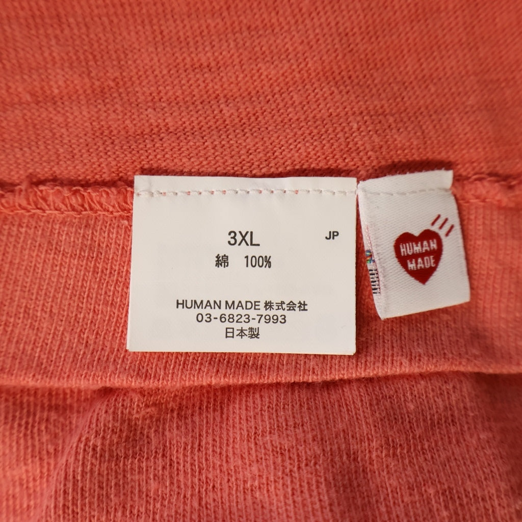 HUMAN MADE(ヒューマンメイド) Color T-Shirt ハートロゴ クルーネックTシャツ レッド