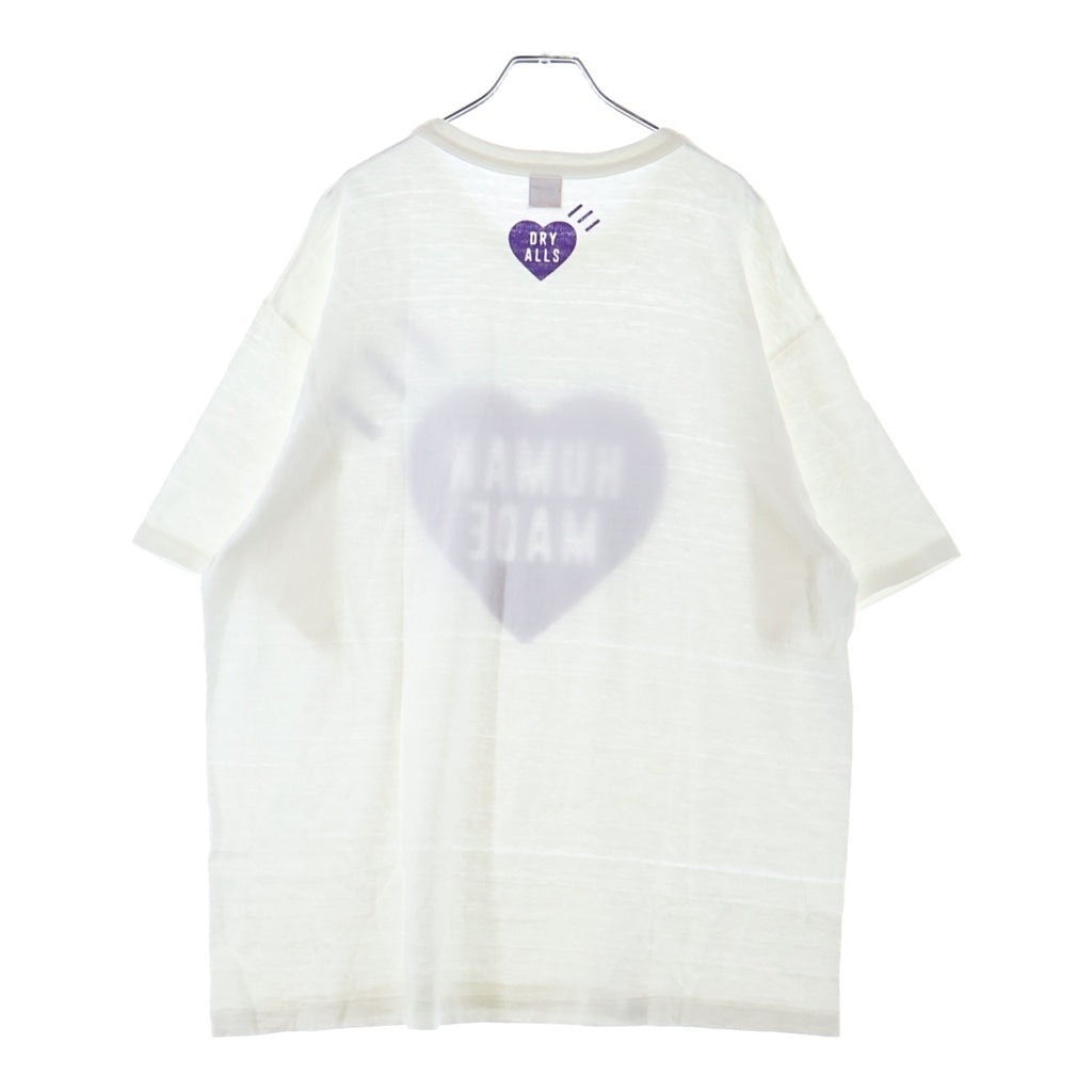 HUMAN MADE(ヒューマンメイド) HEART TEE ハートティ クルーネック半袖Tシャツ ホワイト
