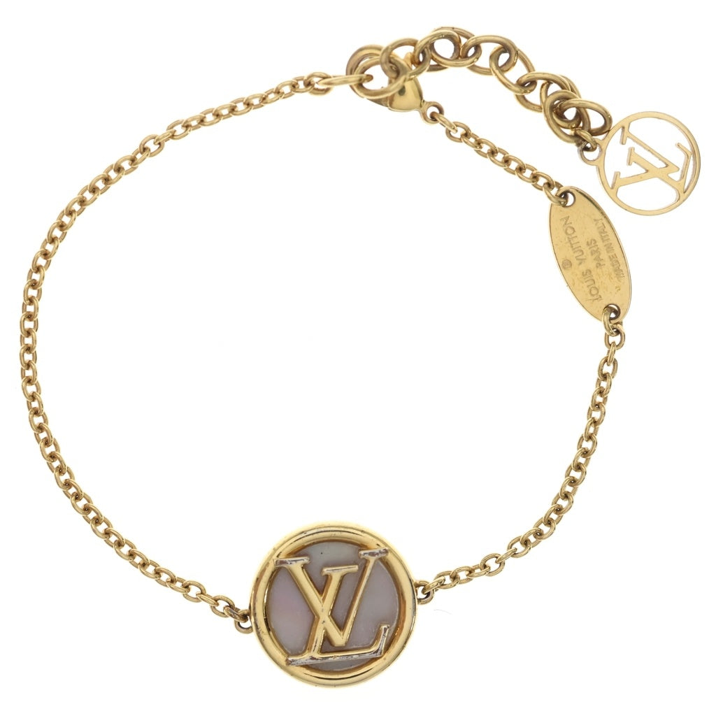 LOUIS VUITTON(ルイヴィトン) ブラスレLtoV マザーオブパール ブレスレット ゴールド M80260