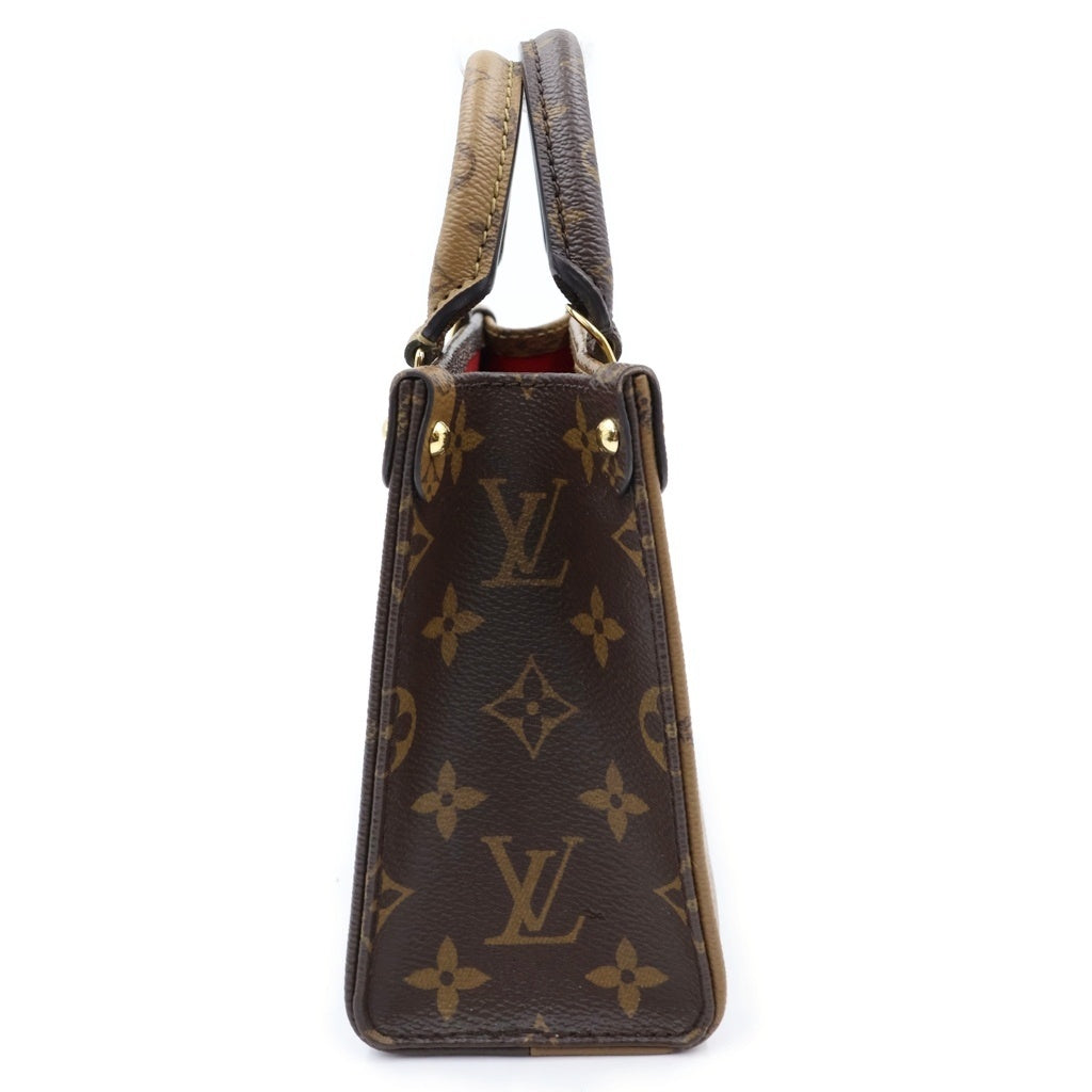 LOUIS VUITTON(ルイヴィトン) モノグラム リバースオンザゴー ミニ BB M46839 ブラウン レディース