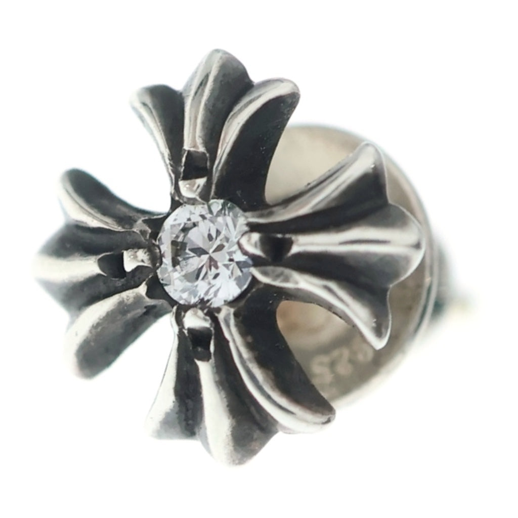 CHROME HEARTS(クロムハーツ) No2 CH PLS DIA CHプラス 1ダイヤ スタッドピアス シルバー BCA388
