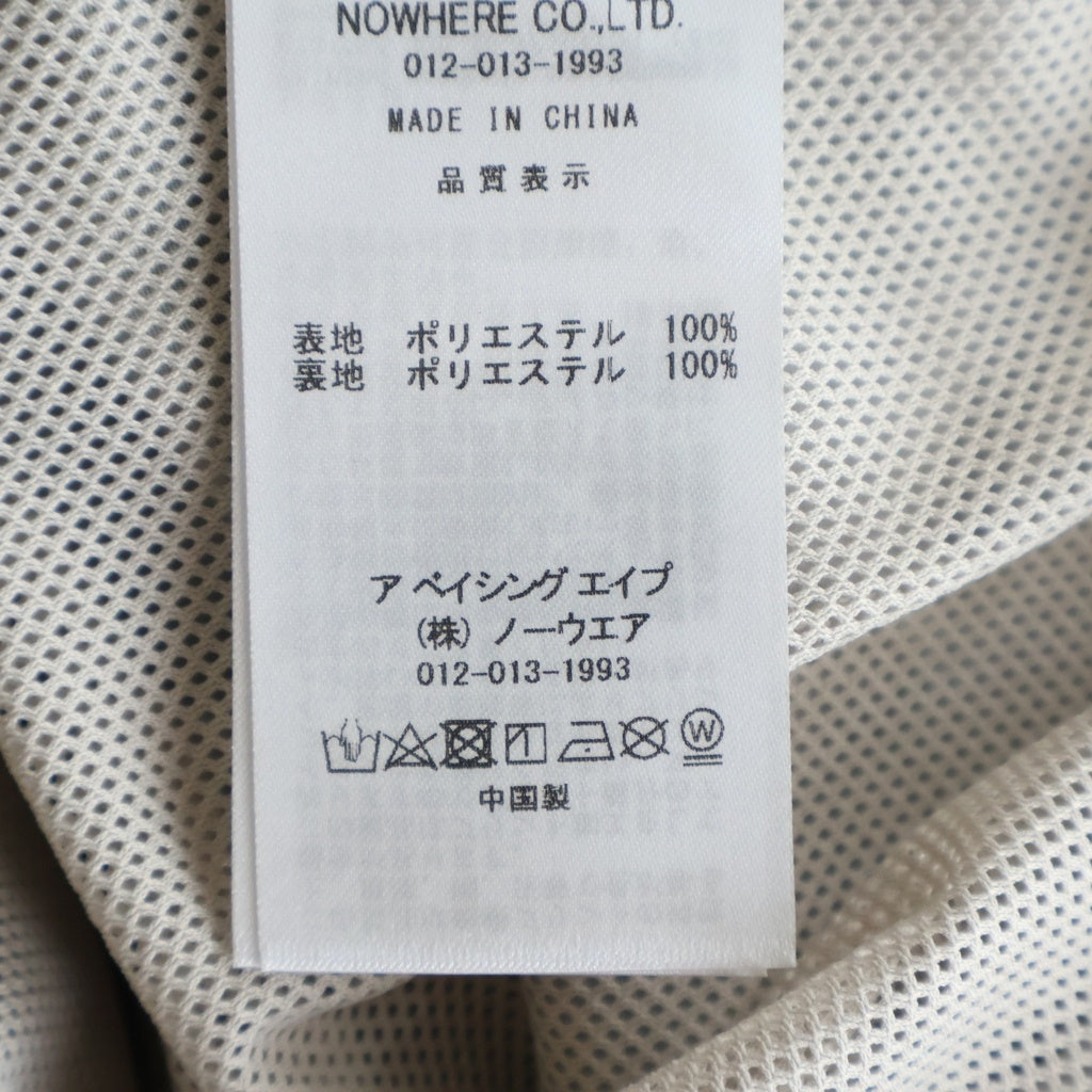 A BATHING APE(アベイシングエイプ) 25SS TRIAL CAMO RAIN JACKET トライバルカモ レインジャケット デタッチャブル ナイロンジャケット ベージュ カモフラ 001LJL301002M