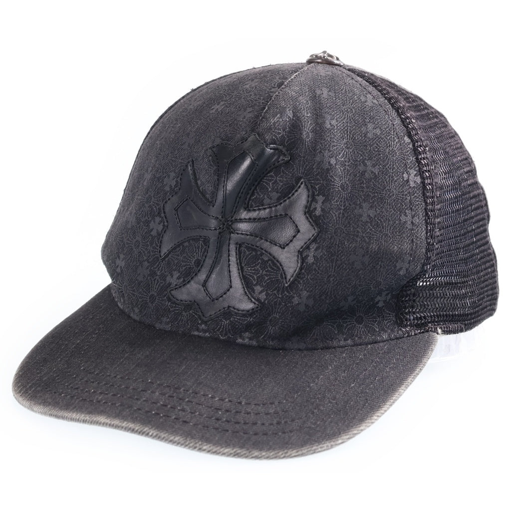 CHROME HEARTS(クロムハーツ) OLD CHプラス バッチ トラッカーキャップ 帽子 ブラック