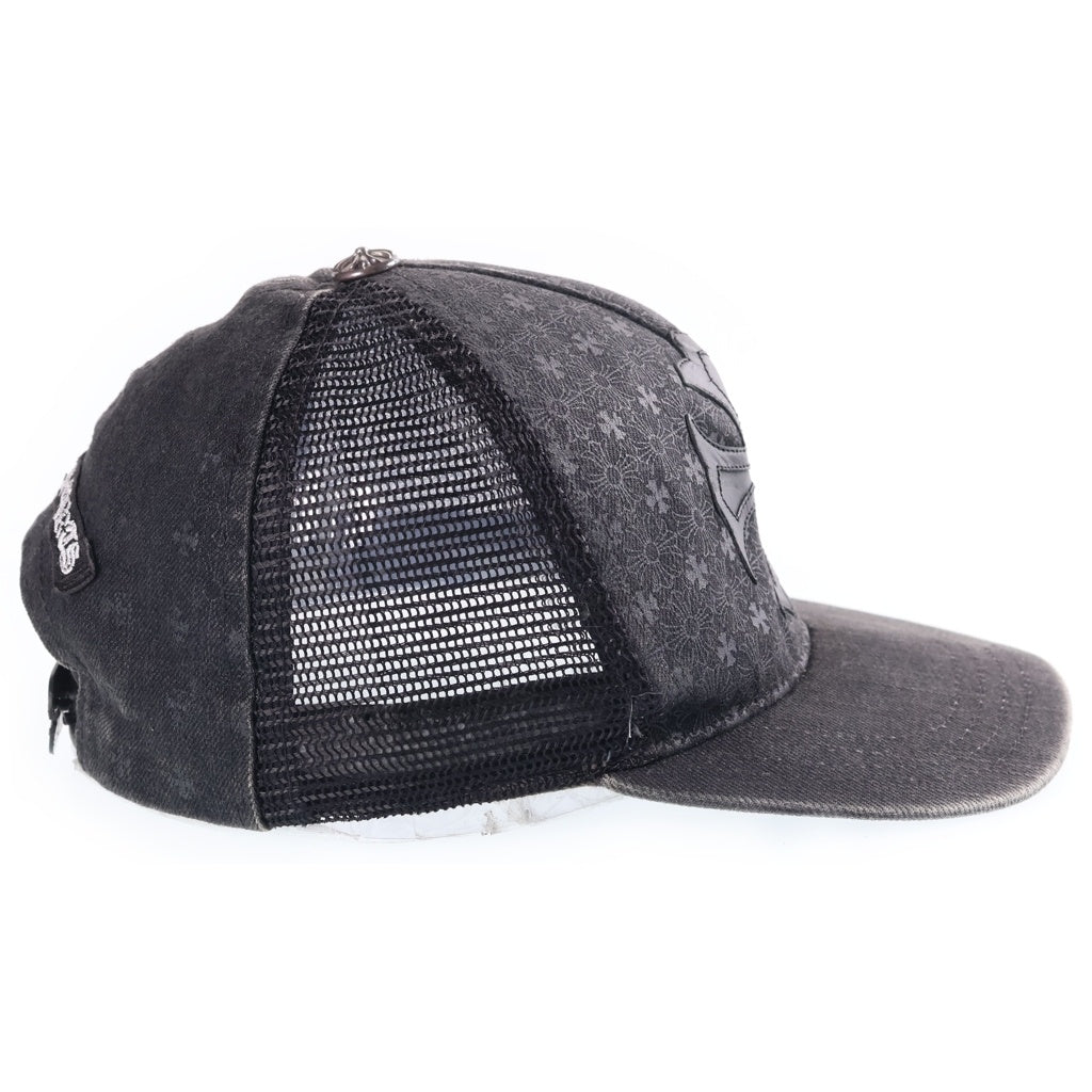 CHROME HEARTS(クロムハーツ) OLD CHプラス バッチ トラッカーキャップ 帽子 ブラック