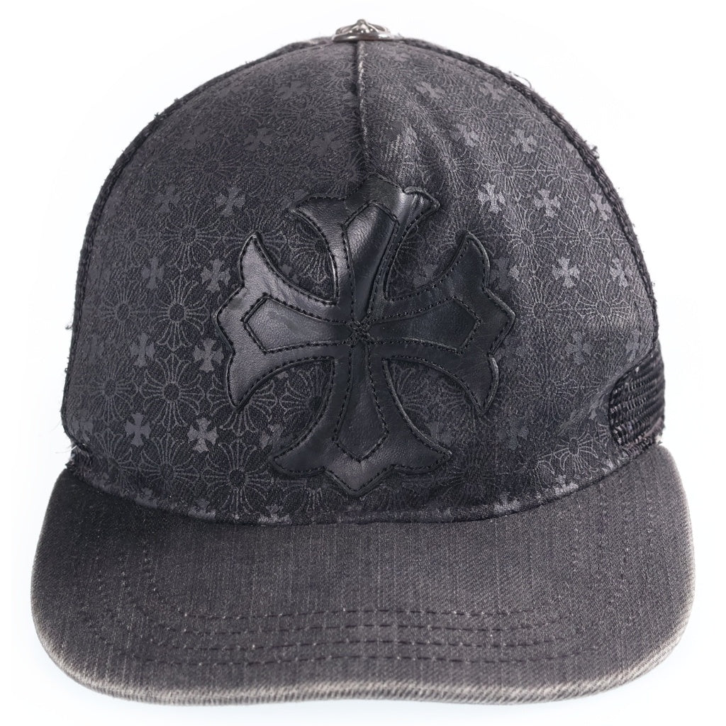 CHROME HEARTS(クロムハーツ) OLD CHプラス バッチ トラッカーキャップ 帽子 ブラック