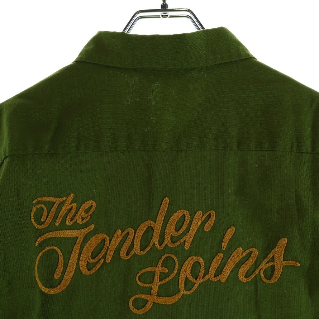 TENDERLOIN(テンダーロイン) T-BOWL SHT チェーンステッチ 半袖シャツ グリーン