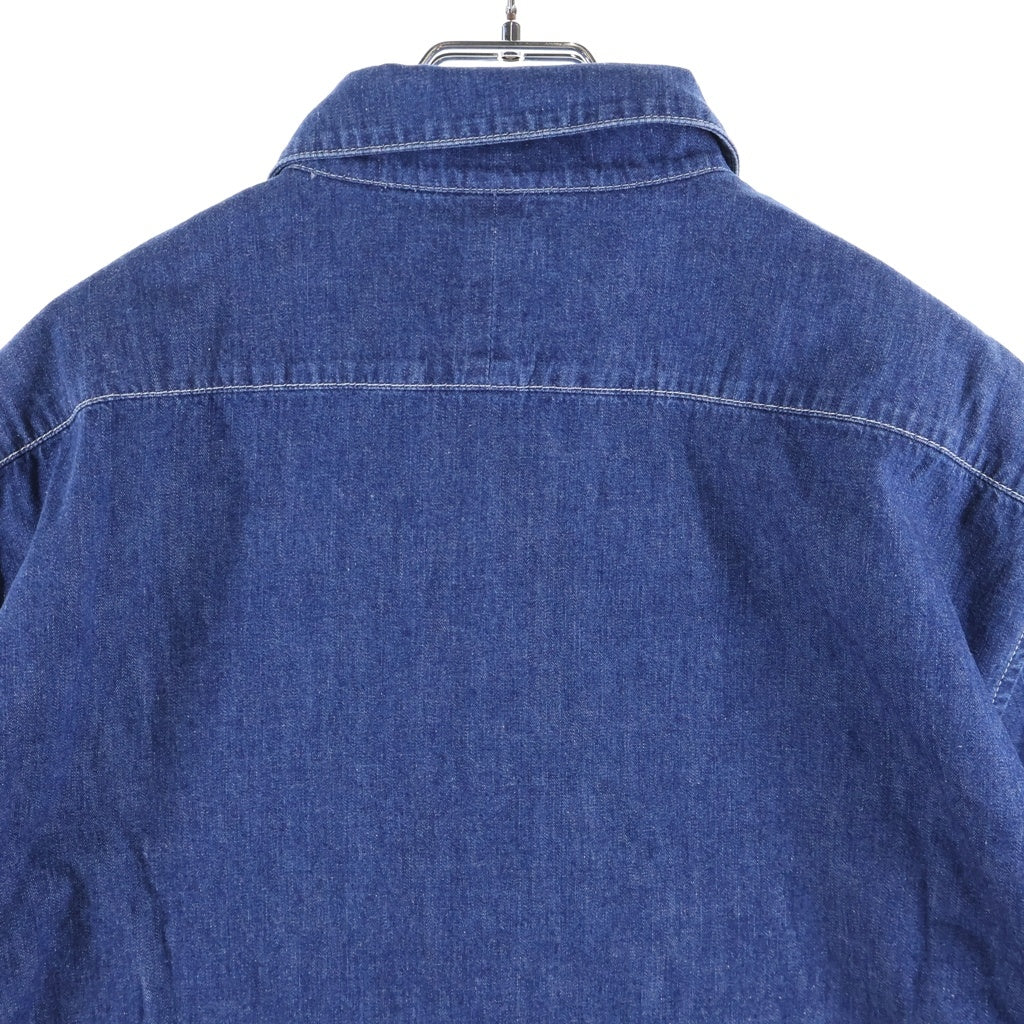 HERMES(エルメス) 25SS ポケット付き セリエボタン デニム 半袖シャツ インディゴ