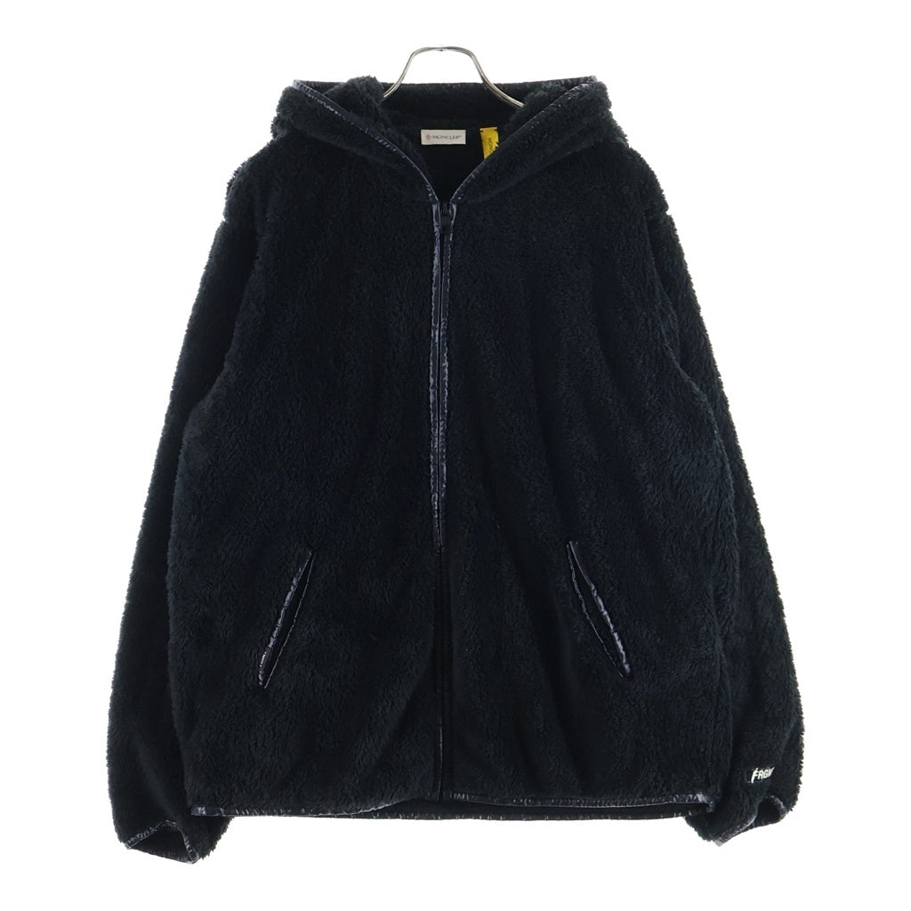 MONCLER(モンクレール) ×FRAGMENT HIROSHI FUJIWA フラグメント ボアフリース パーカー ブラック H209U8G00005 899MC