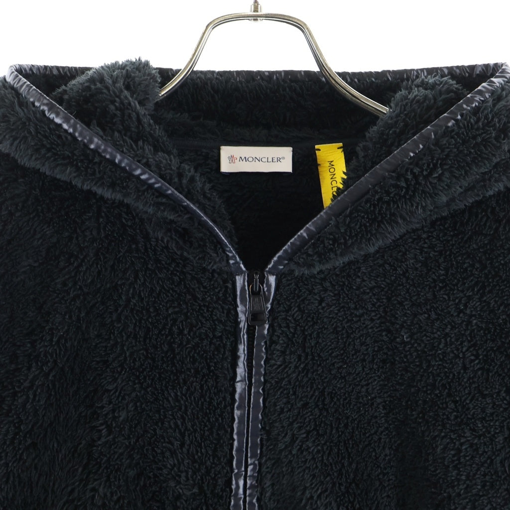 MONCLER(モンクレール) ×FRAGMENT HIROSHI FUJIWA フラグメント ボアフリース パーカー ブラック H209U8G00005 899MC