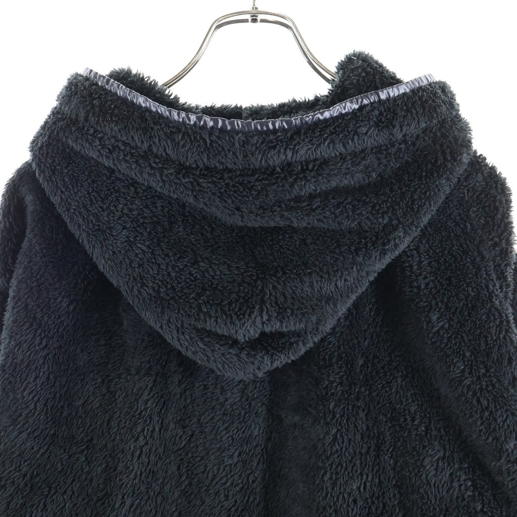 MONCLER(モンクレール) ×FRAGMENT HIROSHI FUJIWA フラグメント ボアフリース パーカー ブラック H209U8G00005 899MC