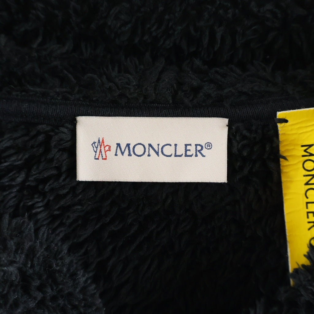MONCLER(モンクレール) ×FRAGMENT HIROSHI FUJIWA フラグメント ボアフリース パーカー ブラック H209U8G00005 899MC