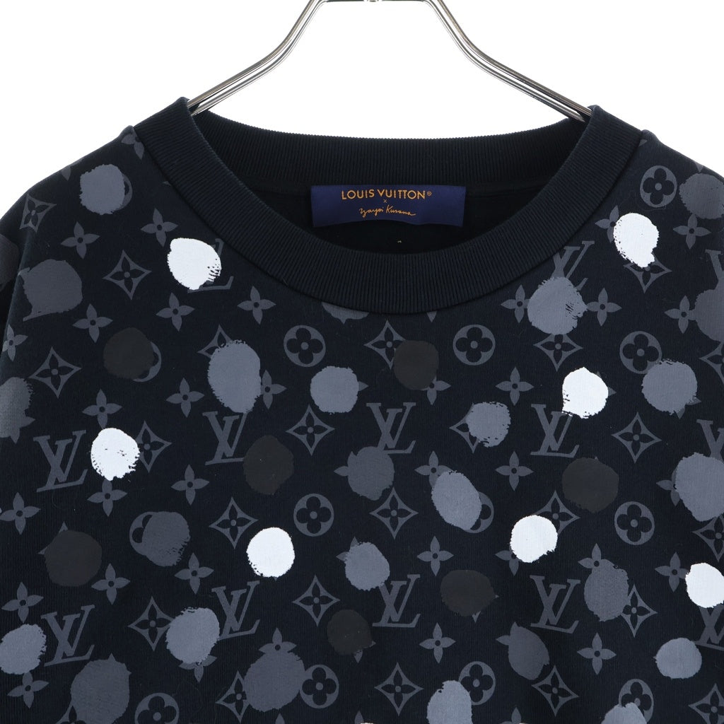 LOUIS VUITTON(ルイヴィトン) 草間彌生 ドットモノグラムスウェット トレーナー ブラック RM231H IHN HOY26W