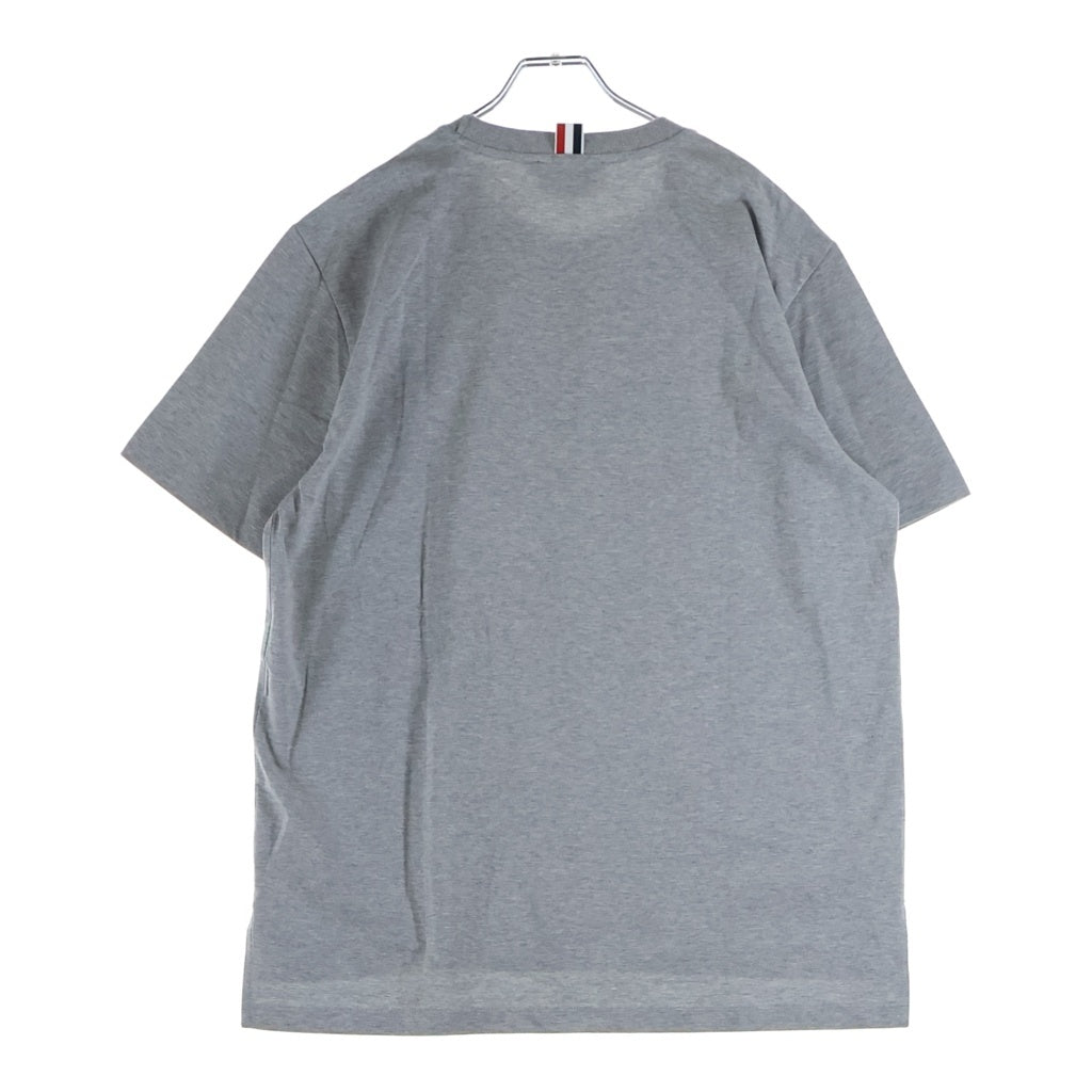 THOM BROWNE(トムブラウン) Relaxed Fit T-shirt リラックスフィット クルーネック半袖Tシャツカットソー グレー MJS067A 00042