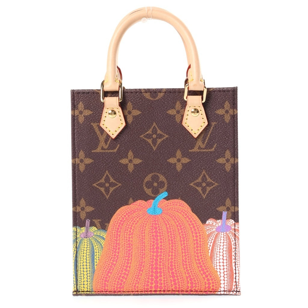 LOUIS VUITTON(ルイヴィトン) ×草間彌生 モノグラム パンプキン プティット サックプラ マルチカラー M82112 レディース