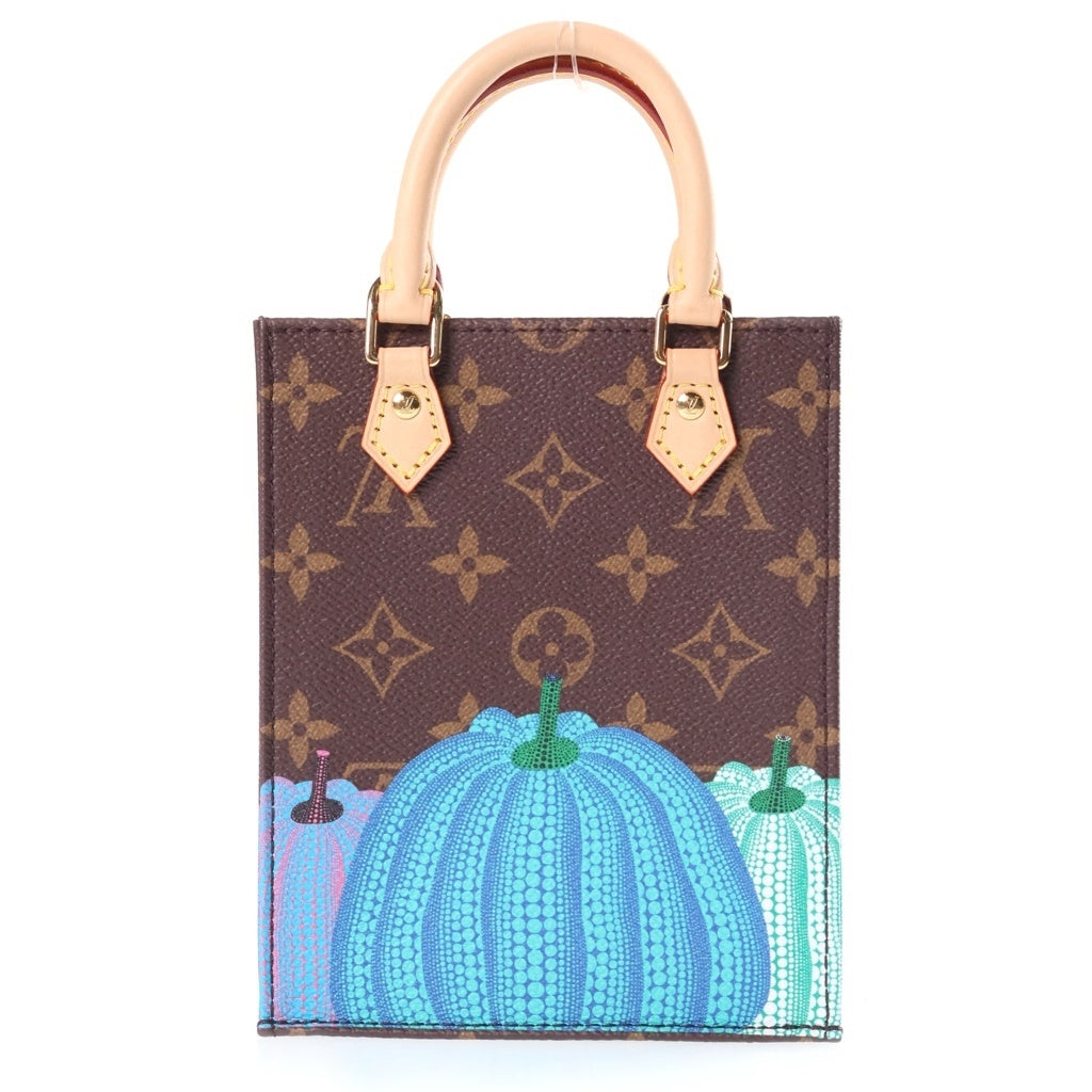 LOUIS VUITTON(ルイヴィトン) ×草間彌生 モノグラム パンプキン プティット サックプラ マルチカラー M82112 レディース