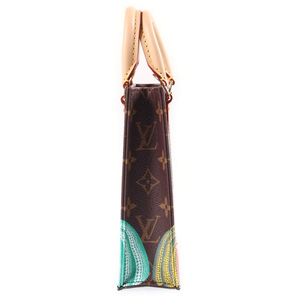 LOUIS VUITTON(ルイヴィトン) ×草間彌生 モノグラム パンプキン プティット サックプラ マルチカラー M82112 レディース
