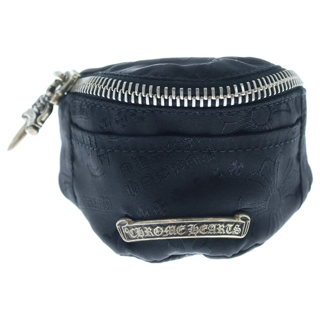CHROME HEARTS(クロムハーツ) WRISTHER SNAT PACK スナットパック ナイロンレザー ブレスレット ブラック