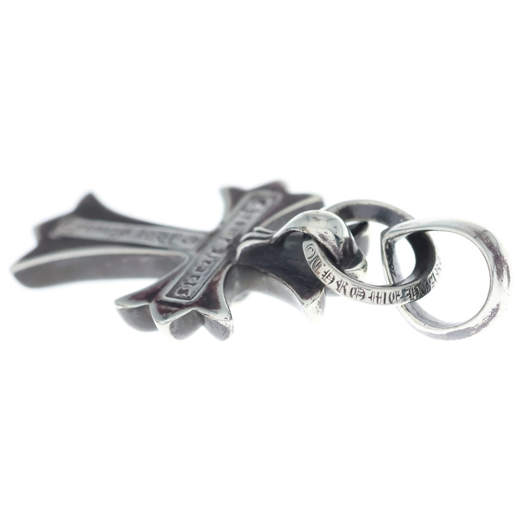 CHROME HEARTS(クロムハーツ) CH CRS SML W/BALE Wベイル スモールCHクロス ペンダントトップ シルバー BCA218