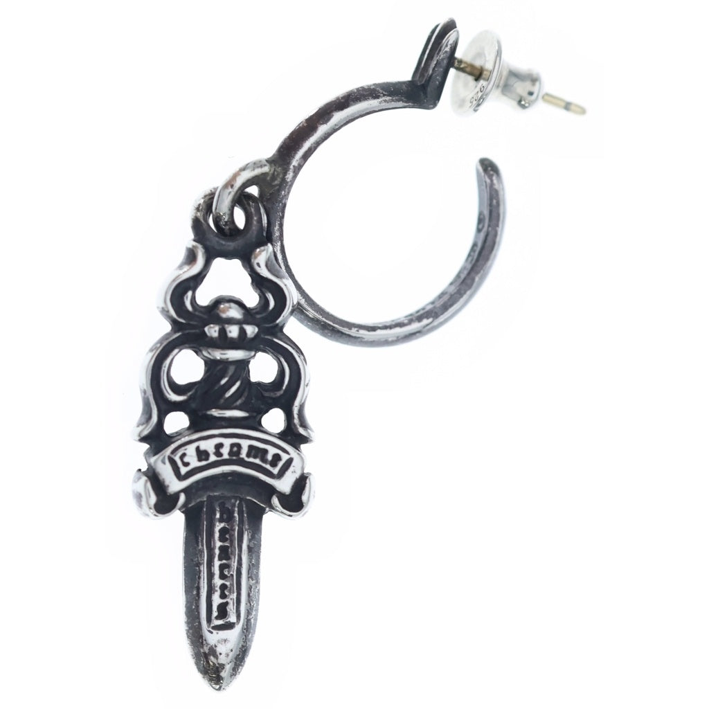 CHROME HEARTS(クロムハーツ) No5 DAGGER #5 ダガーフープ ピアス シルバー BCA106
