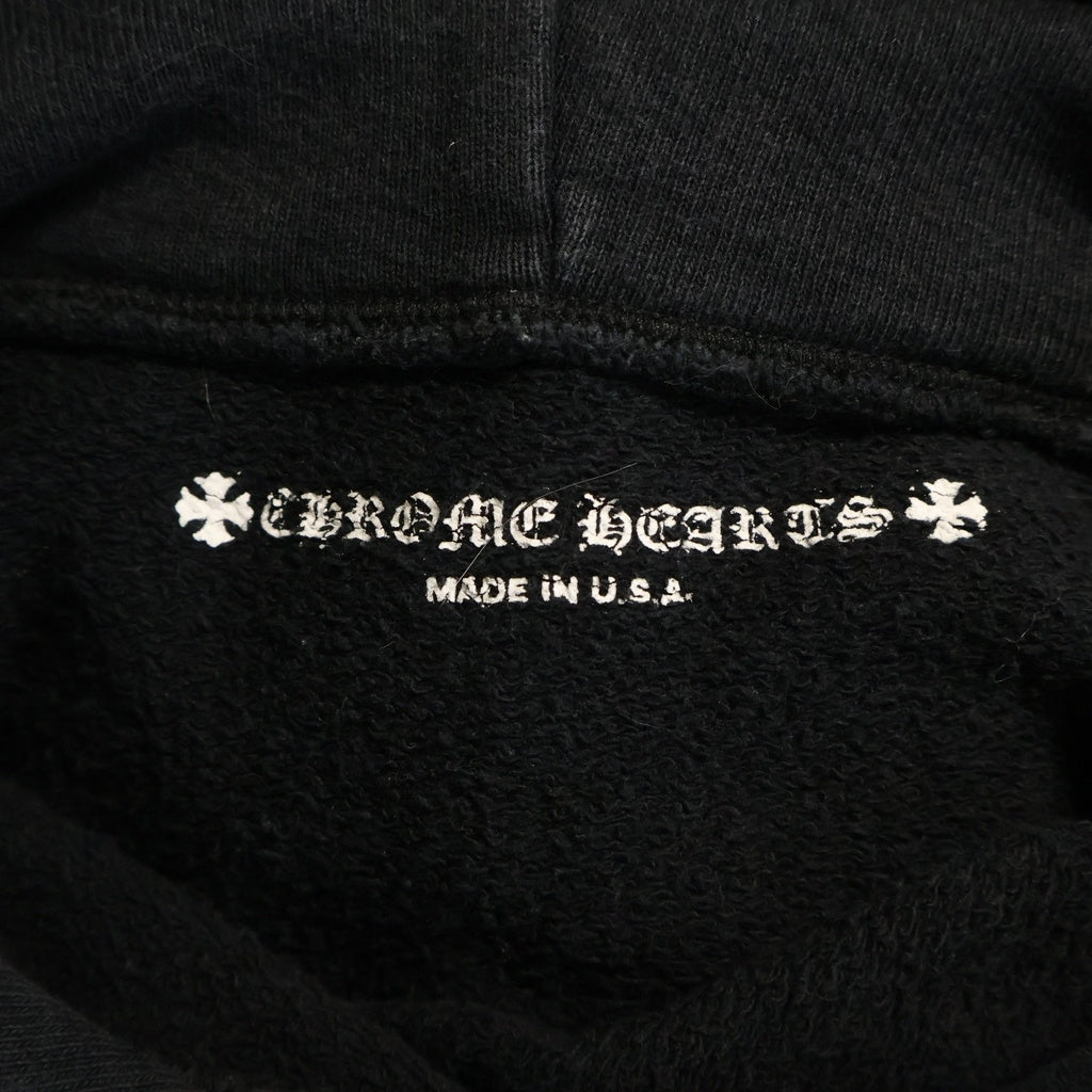 CHROME HEARTS(クロムハーツ) ×MATTY BOY 99 Eyes Chomper SWTSHRT PLVR マッティボーイ 99アイズ 袖フローラル プルオーバーパーカー ブラック